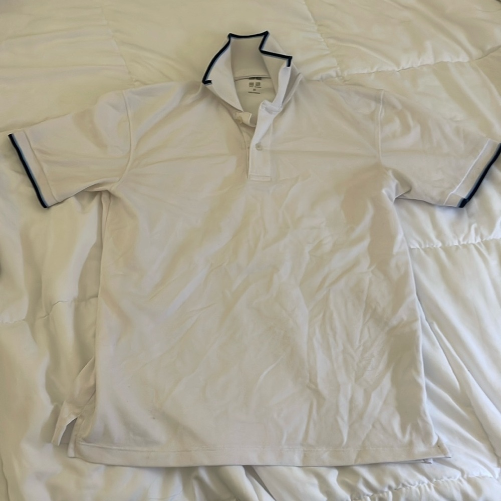 Uniqlo Boys Polo Shirt XS White